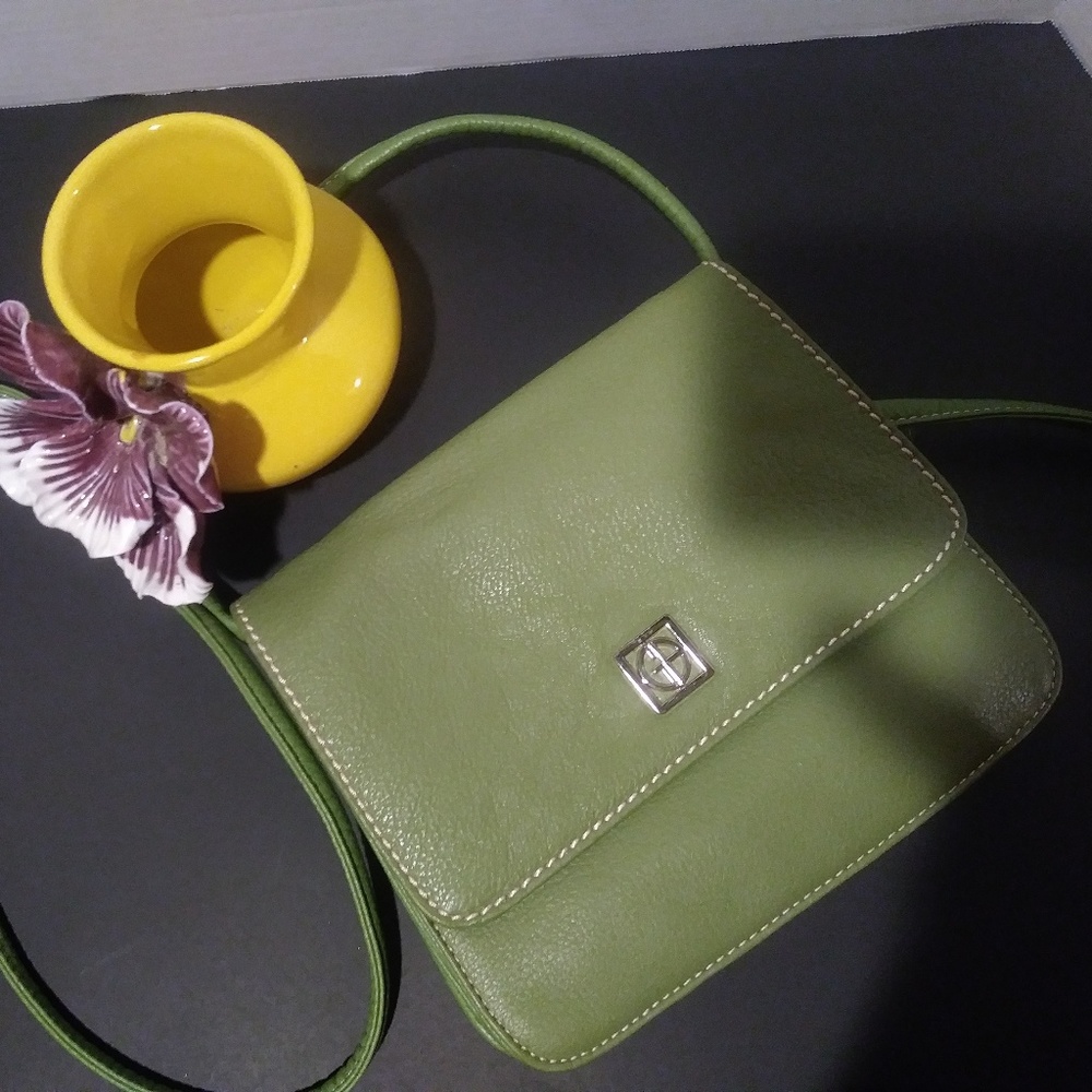 Giani Bernini Crossbody leather green